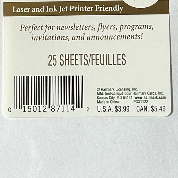 New! Hallmark Design Paper - Picture 2 of 2